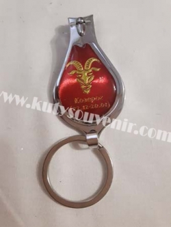 Брелок для ключей в виде кусачек с открывашкой со знаком зодиака
