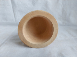 Ступка дерев'яна різьблена 9х11.5 см