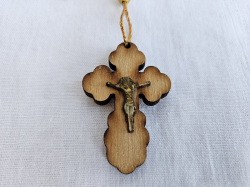 Хрест дерев'яний на присосці