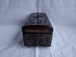 Скринька дерев'яна різьблення по дереву ручної роботи