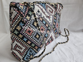 Сумка з гобелену "Вишиванка" прямокутна, з клапаном, що застібається, на магніт