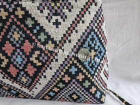 Сумка з гобелену "Вишиванка" прямокутна, з клапаном, що застібається, на магніт