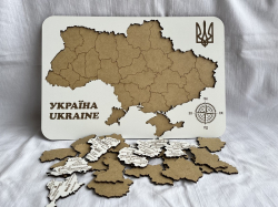 Дитячий пазл "Карта України"
