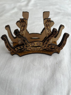 Дерев'яна серветниця "Підкова"