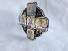 Ікона-Хрест в автомобіль з наклейкою