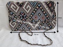 Сумка з гобелену "Вишиванка" прямокутна, з клапаном, що застібається, на магніт