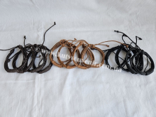 Браслет зі шкіри "Плетений"