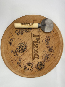 Дощечка для піци з ножиком