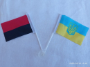 Флаг Украины в авто
