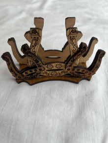 Дерев'яна серветниця "Підкова"